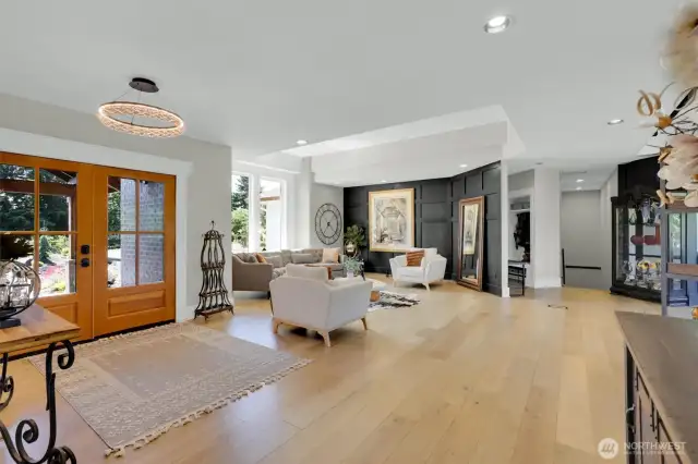 looking at entry