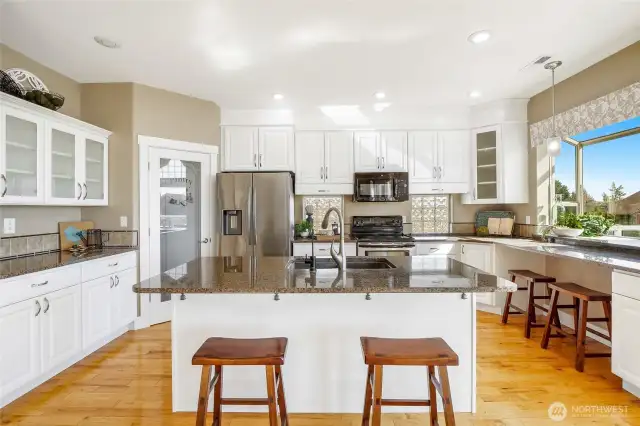 Plenty of counter space for entertaining.