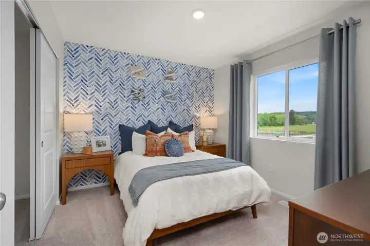 Bed #2-DISCLAIMER: photos are of Model Home, also a Christy, and are for illustrative purposes only, finishes, features, upgrades, colors, and features will vary