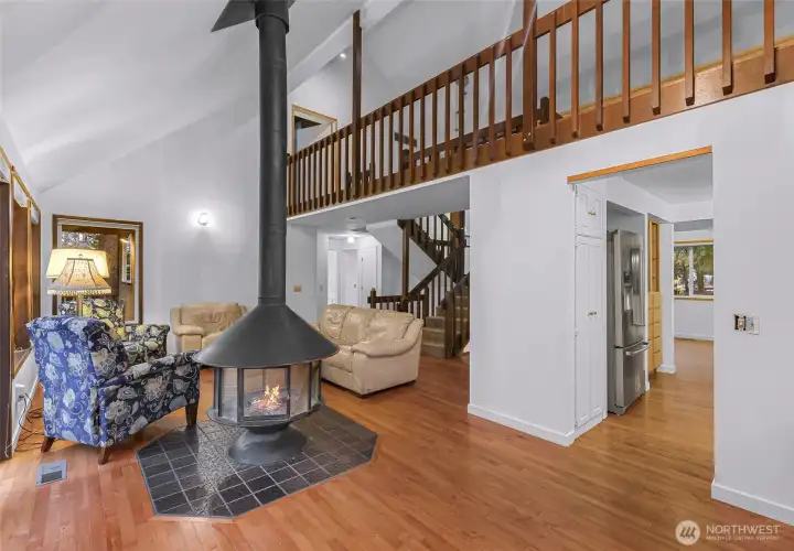 Spacious hallways and rooms