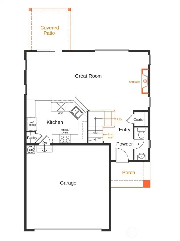 Photo idea of layout, not of actual home Photo idea of layout, not of actual home