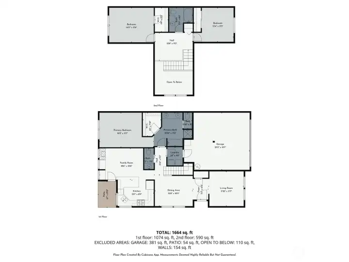 Photographers estimation of floor square feet - approximate.