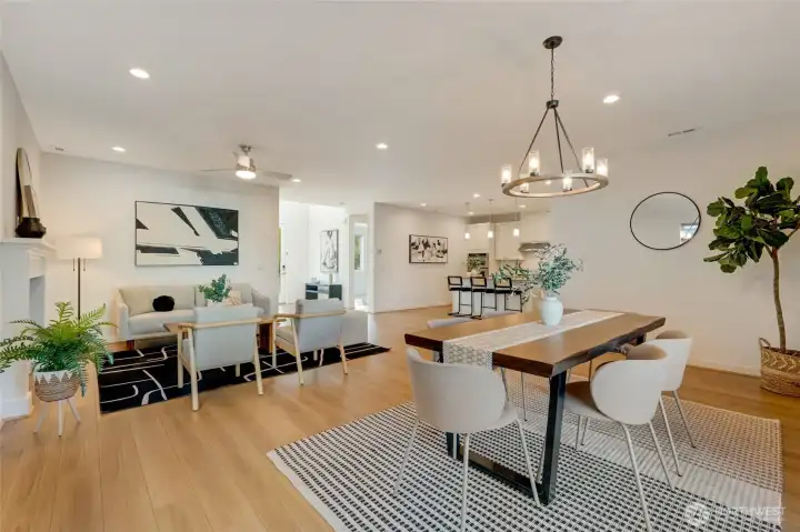 Seamless flow of living spaces