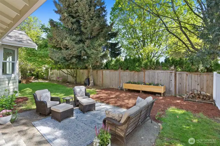 Side Yard off Kitchen