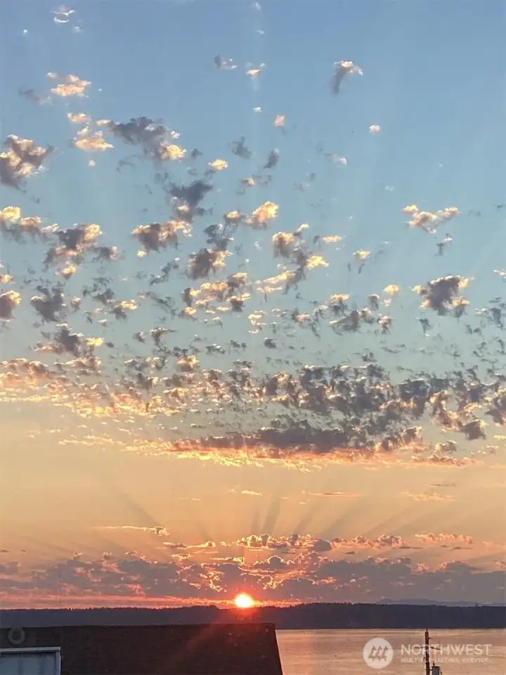 Sunset from western deck