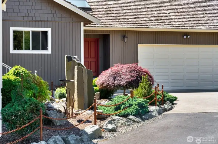 Basalt water feature Basalt water feature
