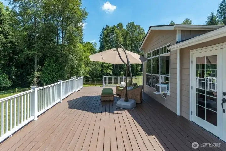 Incredible decks to thoroughly enjoy this amazing property.