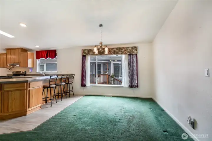 Formal dining area