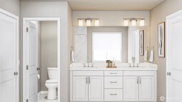 Primary Bath (Facade, Ext Colors, Interior Photos & Floor Plans for illustrative purposes only. Actual Facade, Ext Colors, Interiors & Floor Plans may differ.)