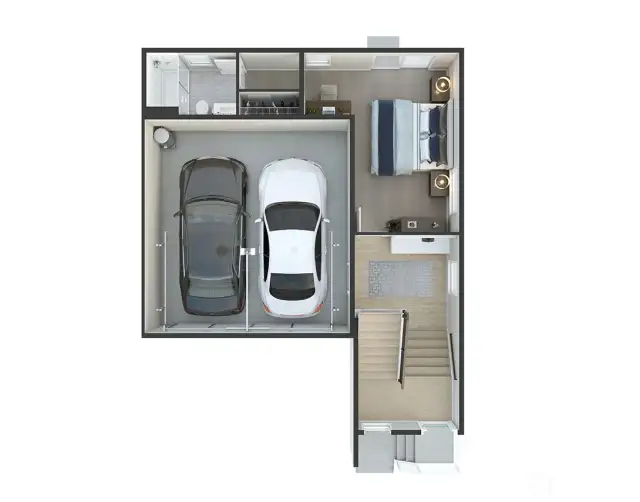 Lower Level (Facade, Ext Colors, Interior Photos & Floor Plans for illustrative purposes only. Actual Facade, Ext Colors, Interiors & Floor Plans may differ.)