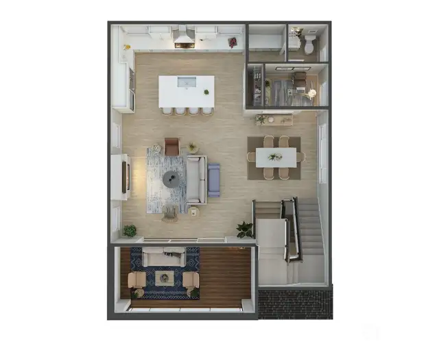 Main Floor (Facade, Ext Colors, Interior Photos & Floor Plans for illustrative purposes only. Actual Facade, Ext Colors, Interiors & Floor Plans may differ.)