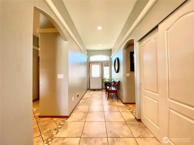 Grand entry wide and roomy