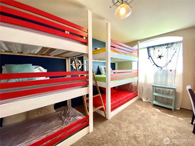 third bedroom could include the bunk beds