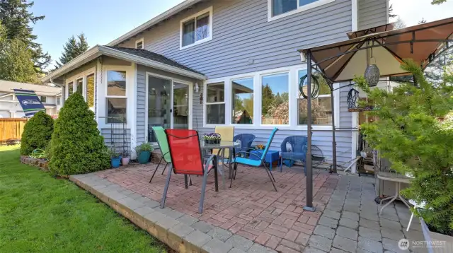 This space is perfect for relaxing and enjoying the fresh outdoors in your own private space