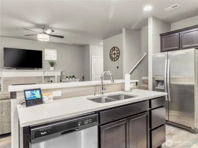 island perfect for entertaining