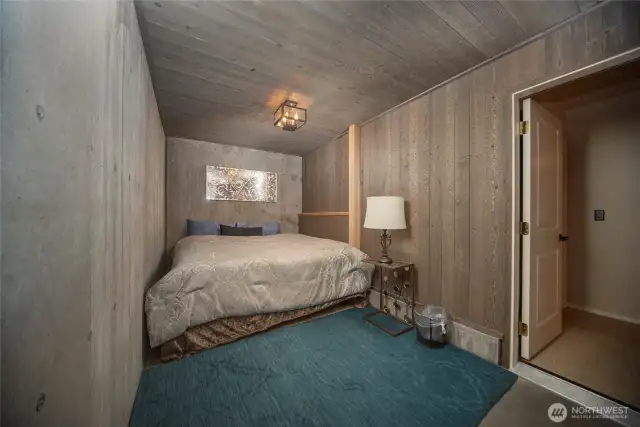 Lower level has huge extra room with great storage space