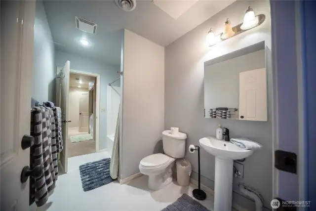 Lower level full bath