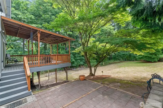 Rear patio
