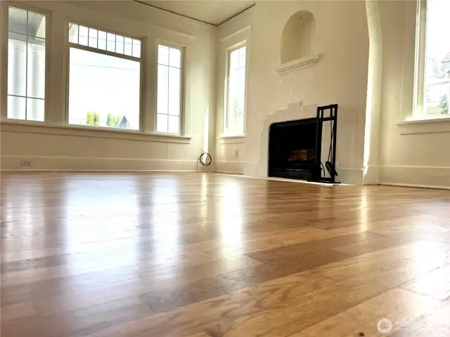 This floor looks like a dance studio.