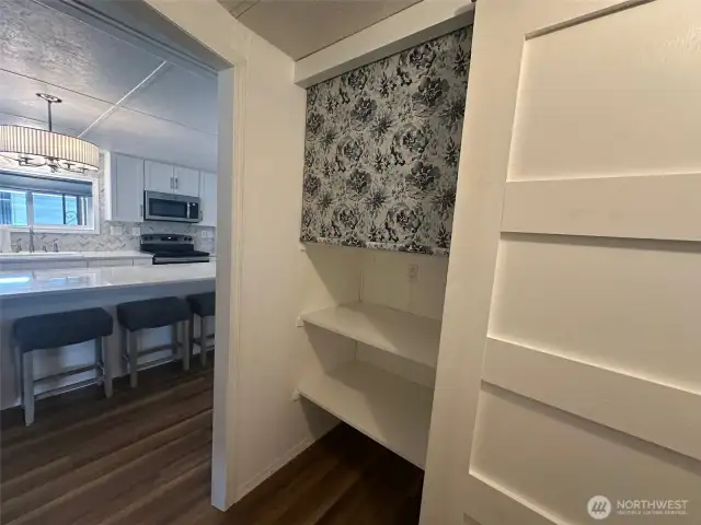 Extra pantry space
