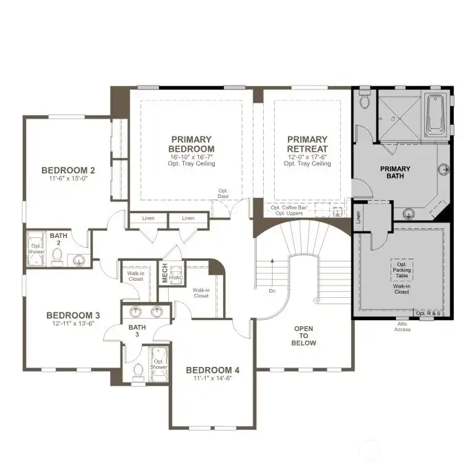 Second Floor Layout