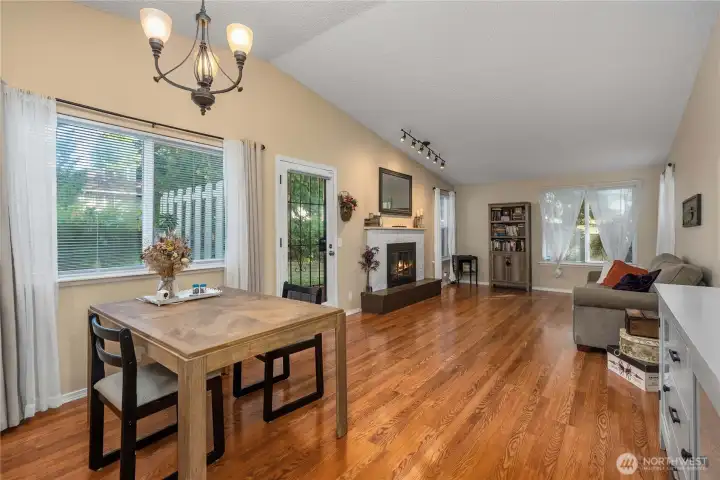 Step inside and you'll notice the seamless flow from living to dining to kitchen