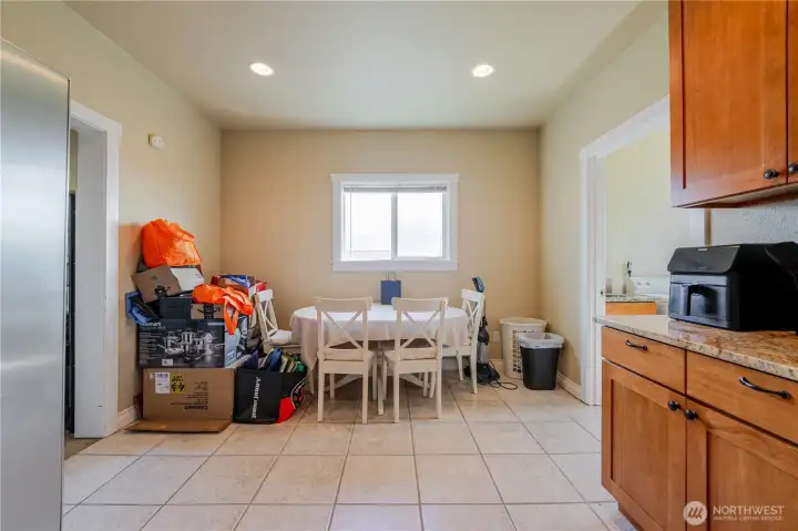 Unit B Kitchen with dining space