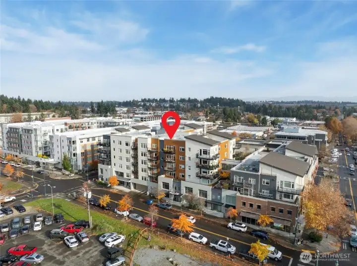 Top floor unit with stunning views.