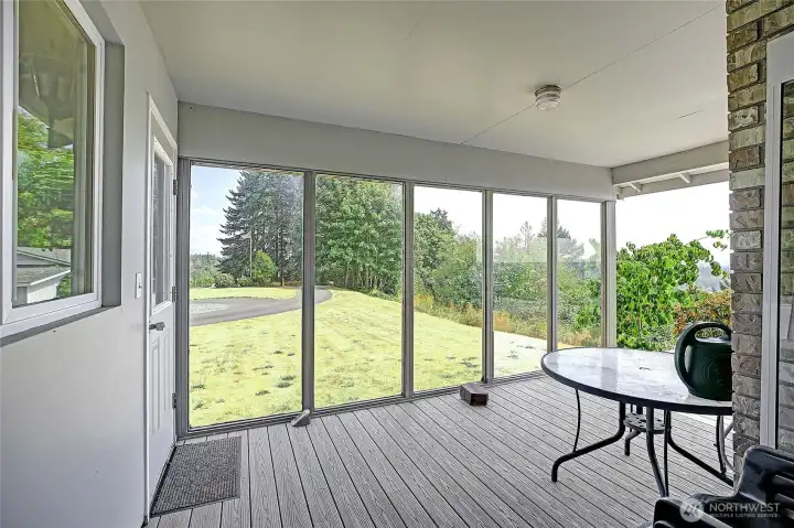 Huge Sunroom perfect for enjoying year-round!