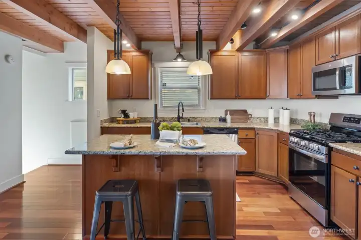 Breakfast bar seating