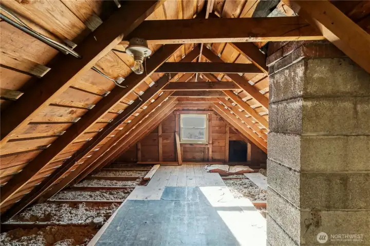 Huge attic storage