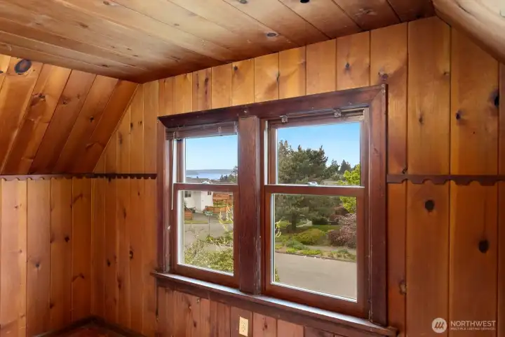 Partial sound view from upper bedroom