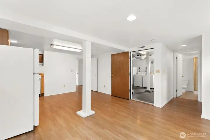 1br 3/4 bath unit with separate entrance downstairs