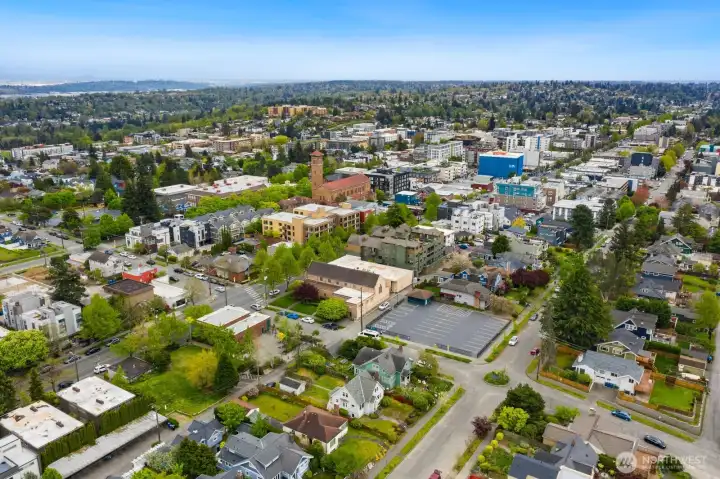 super close to all the shops and dining of the Alaska Junction