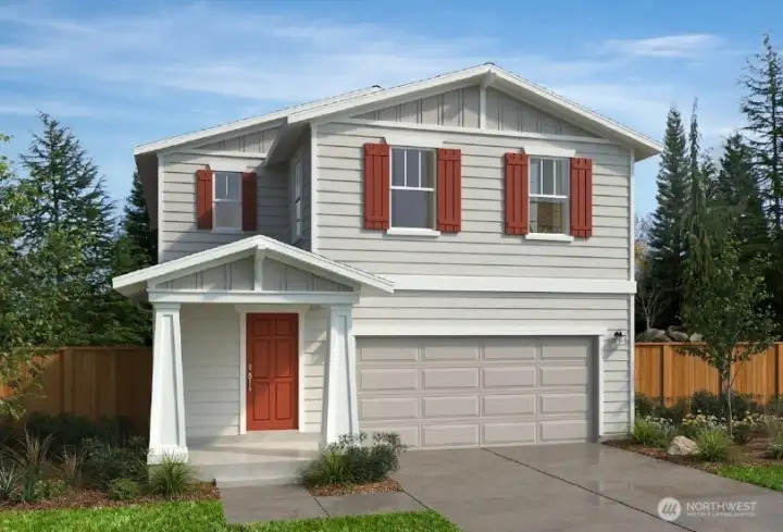 Color rendering, not actual home