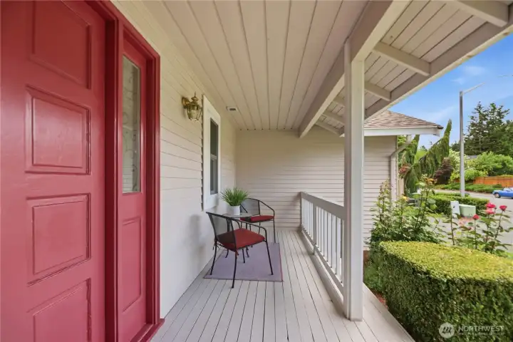 Relax on front porch