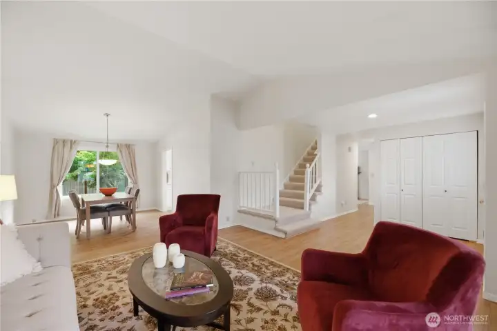 Spacious living room