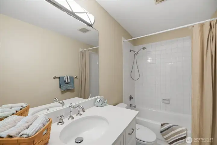 Shared hall bath