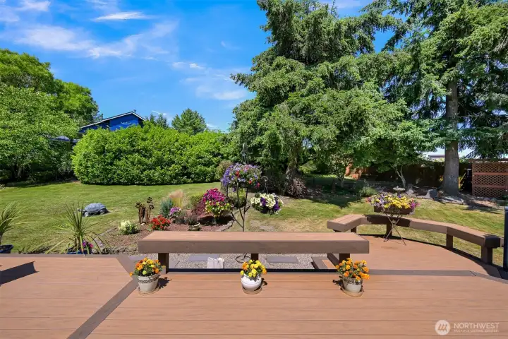 Major deck remodel and expansion was completed in 2014, increasing the inside/outside living space of the house. Major deck remodel and expansion was completed in 2014, increasing the inside/outside living space of the house.