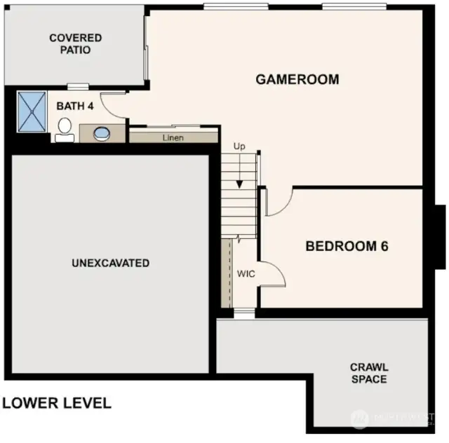 Basement Level Rendering