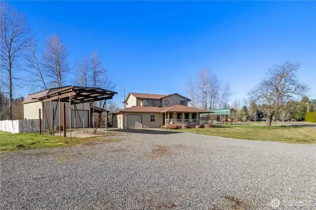 Large Bonus Room Above Shop, Electrical Panel with RV Hookups