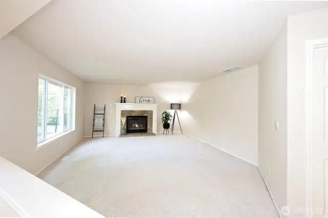 Family room off the kitchen.