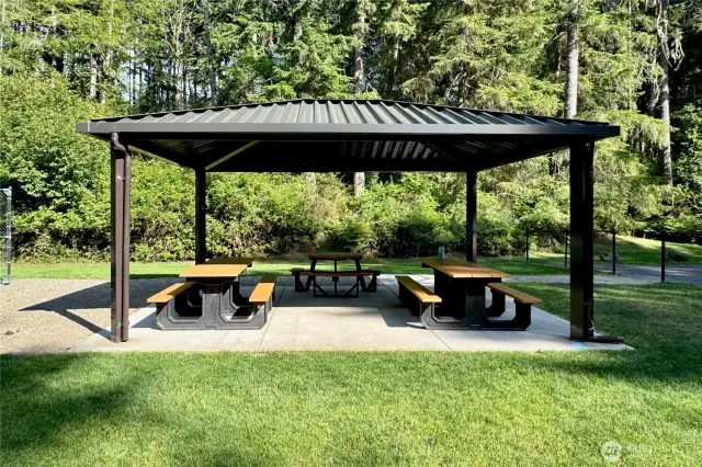 Gazebo at the park.