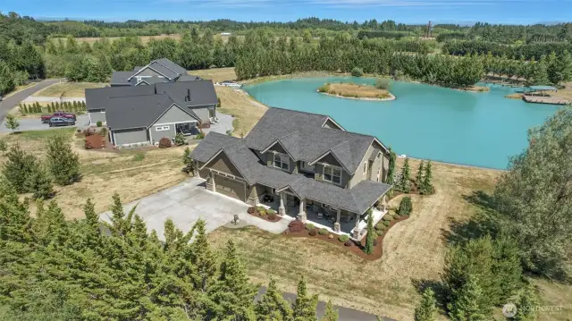 Aerial View of home/lot