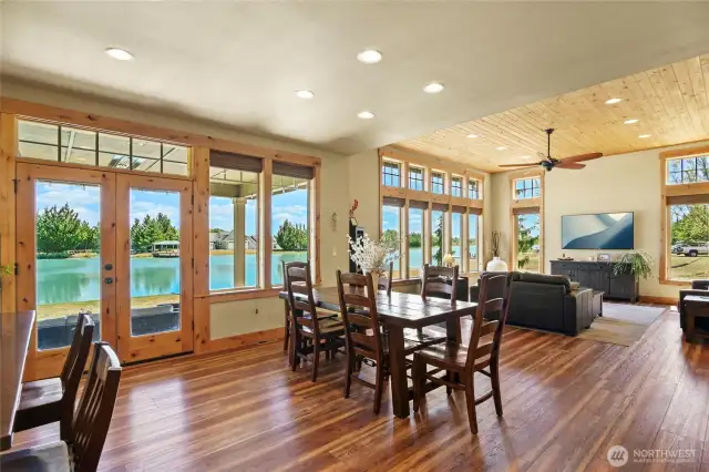 Dining room view