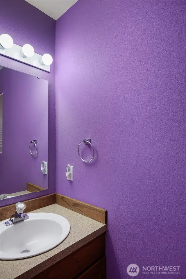 Half bath on the main floor