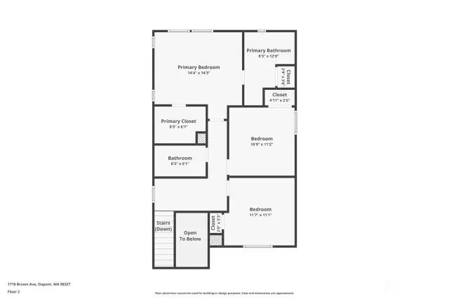 Floor Plan 2nd Level