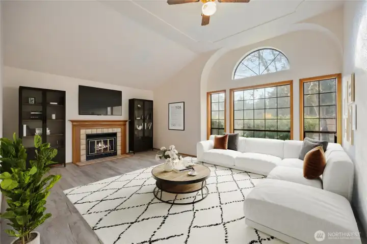 Living Room *Digitally Staged