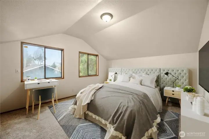 Bedroom 3- Upstairs  *Digitally Staged