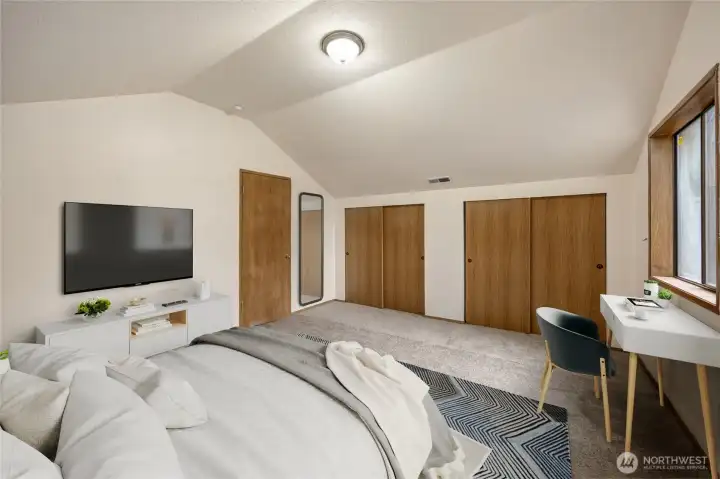 Bedroom 3- Upstairs *Digitally Staged